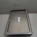 High Sided,XL Stainless Steel Cat Litter Box with Metal Lid,10.24 inch Tall