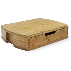 AeroGarden Bamboo Garden Storage Drawer, Holds Indoor Garden Supplies (16W x 11.8D x 3.54H)
