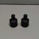 BLACKROBOT 2 Pieces 3/4 F To 1/2 M Impact Socket Adapter Set, SAE Drive Cr-Mo Steel Exceeds ANSI Standards, Square Drive Socket Reducer for Impact Driver Wrench