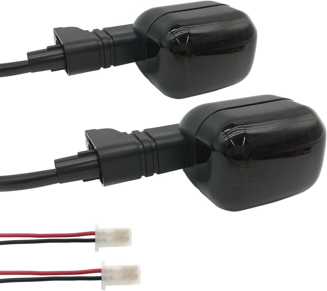 2Pcs Rear Motorcycle turn signals Winker Indicators light for Yamaha BWS 50 100 125 ZUMA/50F/50 FX ZUMA 125 (Smoke)