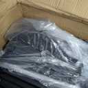 Vtopmart 4 Pack Large Stackable Storage Drawers, Black, Easily Assemble Acrylic Bathroom Closet Undersink Organizers and Storage, Plastic Bins for Kitchen Cabinets, Pantry, Makeup, Medicine Organization