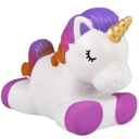 12" Jumbo Pony Unicorn Squishy Slow Rise Foam Pet Animal Toy - Scented Sensory, Stress, Fidget Toy (White/Pink/Purple)