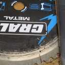 CRALY 12 Inch 60 Teeth Steel and Ferrous Metal Cutting Circular Saw Blade, 1 Inch Arbor, Thin Kerf, Professional Carbide Tipped Blade for Angle Iron, Threaded Rod, EMT Conduit(C1260MC)