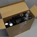 50 Pcs Plastic Spice Jars with Shaker Lids Containers Black Plastic Spice Bottles Seasoning Shaker Jars 3.3 Oz/ 100ml Seasoning Holder for Storing Herbs Powders