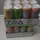 2 x ZOA Zero Sugar Energy Drink, Tropical Variety Pack, 12 Pack, 12 Fl Oz | With Electrolytes, Vitamins B and C, supporting hydration with 160 mg plant based caffeine from green tea and green coffee (EXP 09/06/26)