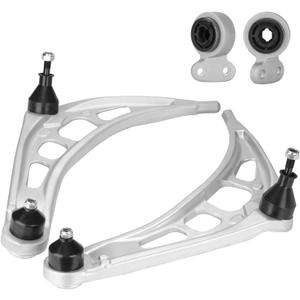 2WD Front Lower Control Arm with Ball Joint & Bushing Suspension Kits Compatible with BMW E46 323Ci/323i/323iC/323is/325Ci/325i/328Ci/328i/328iC/328is/330Ci/330i/Z4 (4pc)