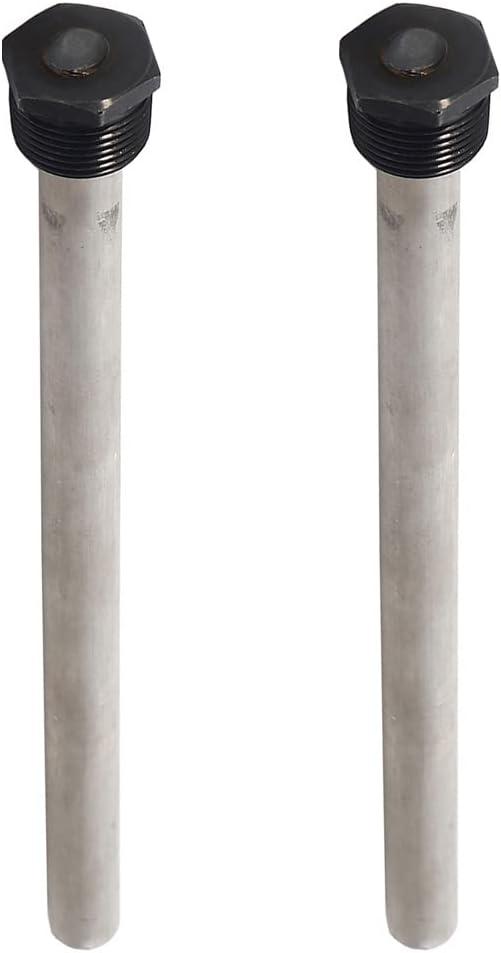 2 Pack RV Water Heater Anode Rods, Anode rod for RV hot water heaters,Replacement Suburban Part 233514-3/4"NPT threads-Magnesium