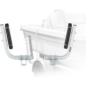 VEVOR Boat Trailer Guides, 18.5 in/20.5 in Height Adjustable Trailers Guide, 2PCS Thickened High-Duty Steel Trailer Guide-Ons with Smooth Roller Guidance, for V-Hull Boats, Small to Mid-Size Boats