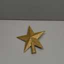 Christmas Tree Star Topper, 8" Gold Xmas Star Tree Decorations, 3D Shatterproof Bethlehem Star Tree Topper Decorations, Waterproof Christmas Tree Topper Decor for Holiday Home Outdoor Ornament