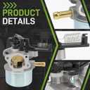 594287 799154 120P02 0001 Carburetor Replacement for 595390 120P02 0001 591597 593380 120P02 0001 121S02-0011-F1 110P02 0003 F1 for Craftsman for Troy Bilt 190cc Pressure Washer