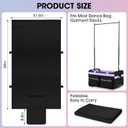 Winceed Privacy Curtain for Dance Bag, 59"x31.5" Portable Dance Bag Changing Curtain, 600D Oxford Fabric, Dance Bag Suitcase Curtain for Training Competition Backstage Outdoor Camping (Black)