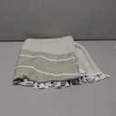 ZeeMart Contrast Linen Round Tablecloth 52 Inch Green, Farmhouse Style Round Table Cloth Heavy Weight Sage Green Tablecloths, Water Resistant Burlap Table Cloths