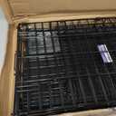 MidWest Homes for Pets 24-Inch iCrate for Small Breeds, 12-20 lbs, Single Door Folding Dog Crate with Divider Panel, Leak-Proof Tray & Secure Latch, Portable, Durable & Easy to Assemble