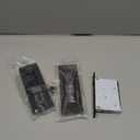 Recessed Finger Flush Pulls with Edge Pull -Sliding Closet Door Handles Hardware Suitable for Pocket Door,Closet Door,Sliding Doors, Barn Door Handle (Black, 6Inch)