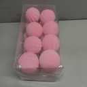 Wironlst Velvet Ornaments for Christmas Tree, 3 Style Flocked Matte Velvet Christmas Ball Ornaments, Shatterproof Decor for Xmas Tree Wedding Holiday Party Home (3.15" 16pcs Pink)