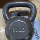 Amazon Basics Cast Iron Kettlebell 50lbs