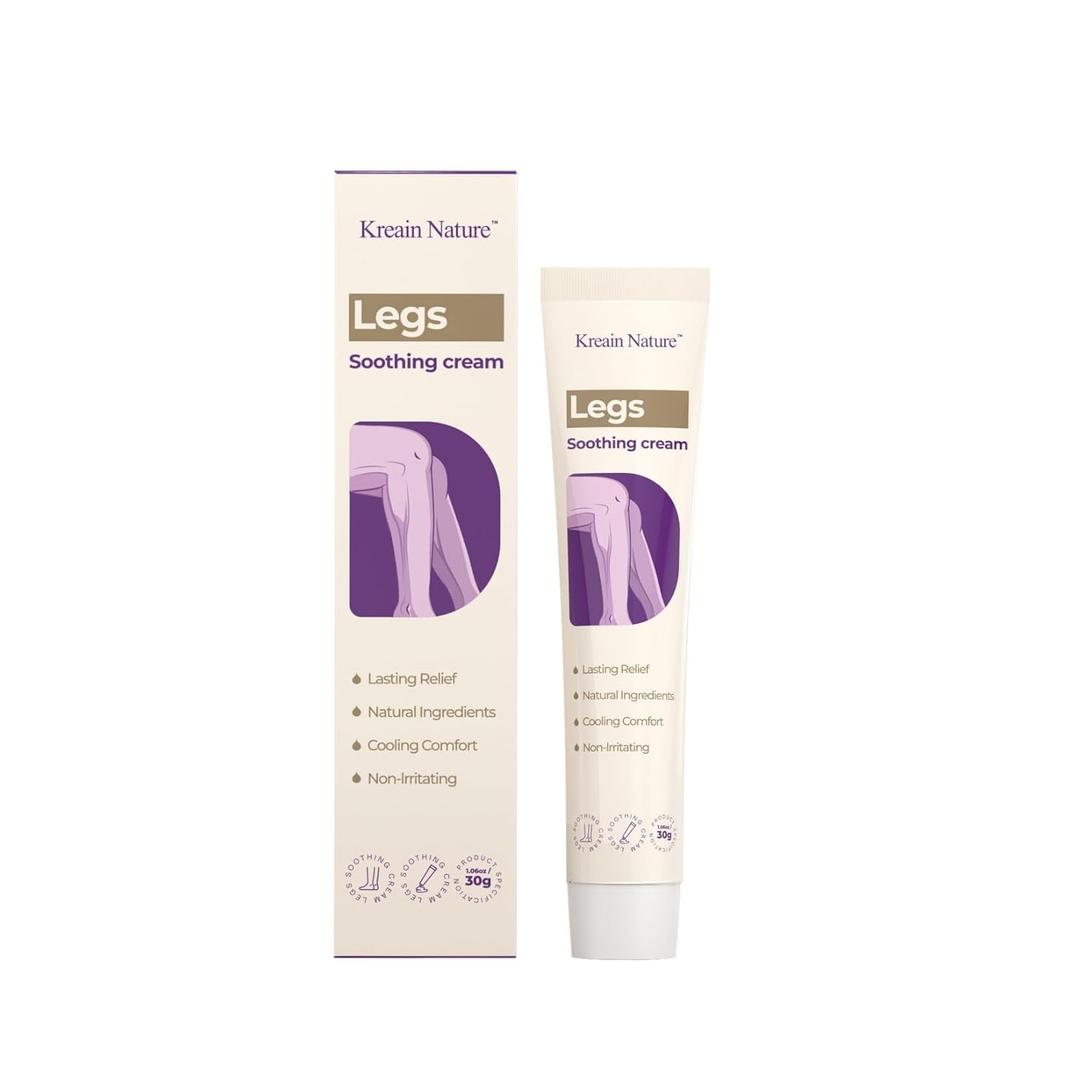 Soothing Leg Cream varicose veins cream, Varicose & Spider Veins Relief, Natural Plant-Based Formula, Cooling Gel for Leg Pressure & Discomfor 1OZ (2pcs)