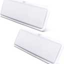 Leisure LED RV LED Ceiling Light Fixture 20" x 6.5" -1450 Lumen with Touch Dimmer Switch Interior Lighting for Car/RV/Trailer/Camper/Boat DC 12V Natural White 4000-4500K (2-PACK)