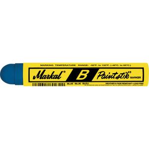 Markal 80225 B Paintstik Solid Paint Ambient Surface Marker, Blue (Pack of 12), 11/16" x 4-3/4" (1 Count (Pack of 11))