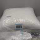 AM AEROMAX 22 22 Throw Pillow Memory Foam Pillow Insert - Square Accent Pillow for Decorative Cushion Bed Couch Sofa - Non-Deforming Over Time (White)