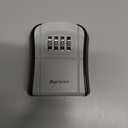 Puroma Key Lock Box Combination Lockbox Wall-Mounted Key Storage Box for House Keys, Resettable Code Safe Security Lock Box for Home, Office, Garage, Apartment Spare Key Storage (1 Pack, Grey)