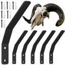 Zonon 6 Pcs European Mount Skull Hanger Large Euro Deer Skull Hangers European Mount Bracket Deer Head Wall Mount Kits for Indoor Outdoor Bear Elk Mule Antelope Coyote Buffalo Pronghorn Game Animals