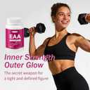 5 x EAA Capsules 1200mg, Amino acids Supplement for Women&Men- Essential Amino Acids - Non-GMO, Gluten Free, Vegan,90 Capsules