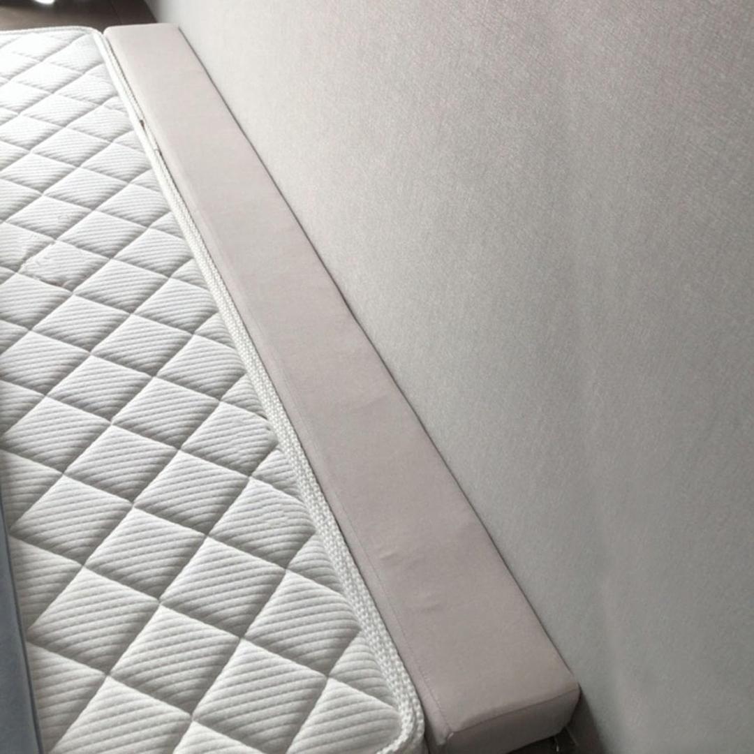 SAMTY Bed Filler for headboard Space King Gap Filler Bolster Pillow Stopper for Sofa Crack Filler Between Headboard and Mattress California 71x8x4 Inch | Cal King Bed, Closes Gaps Between Headboard And Mattress With Supportive Foam And Removable Washable Linen Cover