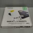 FitTrack Dara Smart BMI Digital Scale  Measure Weight and Body Fat  Most Accurate Bluetooth Glass Bathroom Scale (Black)