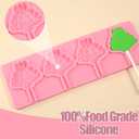 3 x 4-Cavity Reusable Christmas Tree Candy Silicone Mold, Exquisite Christmas Cake Decoration Fondant Molds, for Christmas Party Dessert Ornaments, Cookies, Chocolate Dough, Clay Resin Plaster