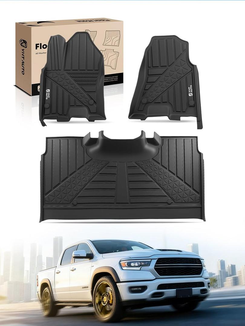 YHTAUTO Automotive Floor Mats for Ram 1500 2025-2026