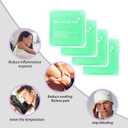 2 x Reusable Cooling Helmet Gel Packs - Hat Inserts for Hard Hats & Caps Plus Universal Cold Therapy Wrap | 4-Hour Relief for Headaches, Injuries, Construction & Heat