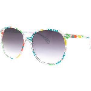A.J. Morgan 80s Inspired Printed Overized Sunglasses Round