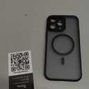 TOCOL for iPhone 14 Pro Max Case, Compatible with Magsafe, Drop Protection, Upgraded Full Camera Protection, Translucent Magnetic Matte Phone Case for iPhone 14 Pro Max 6.7 inch (Black)