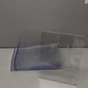 SUNEE 12 packs Clear Plastic Sign Holders for 8.5x11 Paper, Vertical L-shape Frame for Displaying Signs and Menus