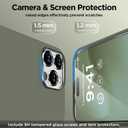 Magnetic for iPhone 16 Pro Case, Compatible with Magsafe, Suction Cup Phone Mount, 2 Screen Protectors - Camera Protector, Silicone Shockproof Protective Phone Cover 6.3", Olive Green
