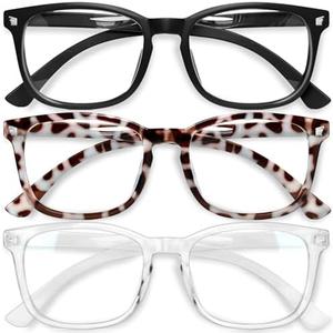 Gaoye Stylish Blue Light Glasses for Woman - Computer Glasses 99% Blue Light Blocking - Lightweight TR90 Frames - 3 pack Gaoye Stylish Blue Light Glasses for Woman - Computer Glasses 99% Blue Light Blocking - Lightweight TR90 Frames - 3 pack