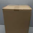 8 Inch Black Hooded Wall Vent Cover with Screen and Damper