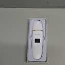 Skin Scrubber Facial Scrubber Blackhead Remover Cleaner Skin Spatula Skin Scraper (White&Gold)