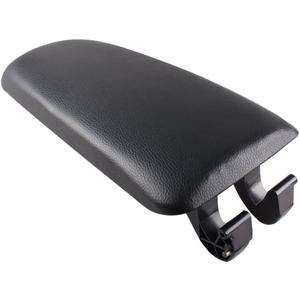 Car Leather Armrest Center Console Armrest Cover Lid Compitable with Audi A4 B6 B7 2002-2007 Black (3cm)
