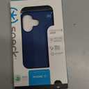 Speck PRESIDIO2 Grip for iPhone 17 Case, MagSafe-Compatible, Slim Protective Case, DEEP SEA/Silver Metallic/Spell Blue