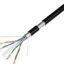 Cables Direct Online CAT6 1000FT Outdoor Weatherproof 23 AWG 550MHz Cable FTP Wire Solid Direct Burial UV (1000FT, FTP (Shielded))