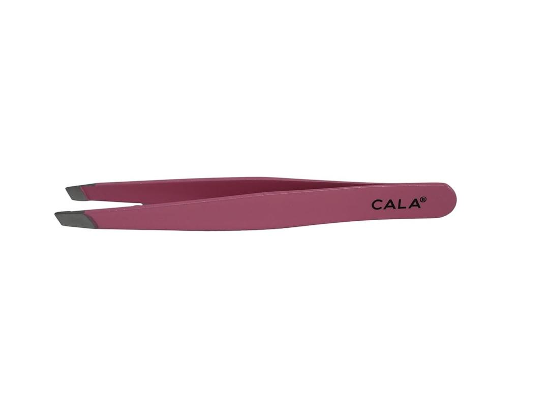 Cala Pro Pink Slanted Tweezers