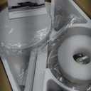 52 inch White Ceiling Fans with Lights and Remote, Low Profile Ceiling Fan with Light, Flush Mount, Reversible, 3CCT, Dimmable, Noiseless, Flush Mount Ceiling Fan for Bedroom Living Room Patios