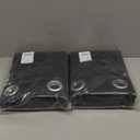 NICETOWN Black Out Curtains for Bedroom 84 inches Long - Light Reducing Thermal Insulated Solid Grommet Curtains/Panels/Drapes for Living Room (Set of 2, W52 x L84)