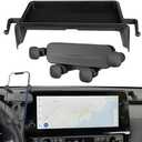Car Phone Holder Center Console Dash Organizer for Toyota Grand Highlander 2024 2025 Accessories Navigation Screen Bracket Interior Decoration Mobile Cell Phone Mount with Dashboard hidden Storage Box