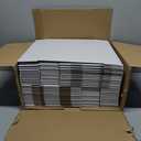 25 Pack 12"x9"x3" inch Small Shipping Boxes White Corrugated Cardboard Box for Small Business, Mailer, Shipping, and Packing