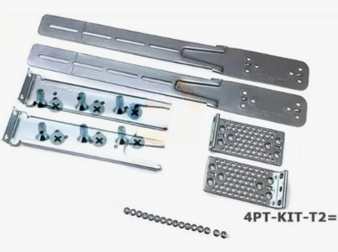 4PT-KIT-T2 Extension Rails Brackets for Four-Point mounting C9300 / C9300L Series 1RU