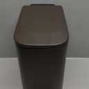 Cesun Small Bathroom Trash Can with Lid Soft Close, Step Pedal, 6 Liter / 1.6 Gallon Stainless Steel Garbage Can with Removable Inner Bucket, Anti-Fingerprint Finish (Brown)