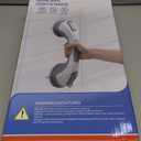 TAILI Shower Grab Bar, 2 Pack 12 Inch Suction Grab Bars for Bathtubs and Showers for Elderly, Shower Handle for Seniors Bathroom Safety Grip, No Drilling Removable,Grey (Gray)